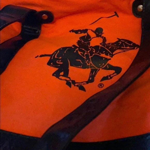 RARE Vintage Us Polo  Assn Canvas tote bag - Picture 3 of 14